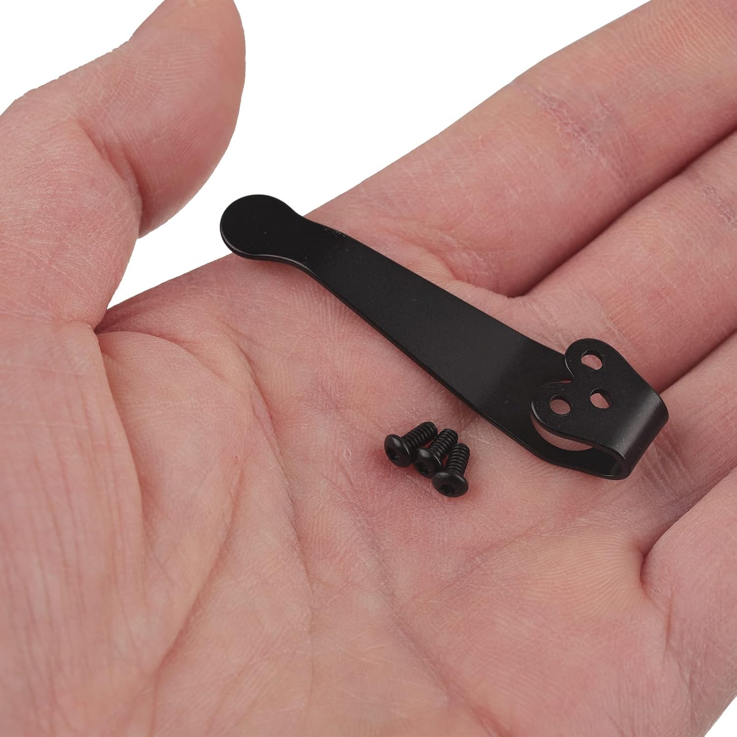 Clip de bolsillo de transporte profundo con tornillos, clip trasero de bolsillo de aleación de titanio para Spyderco C81 C10 C11, clips de bolsillo