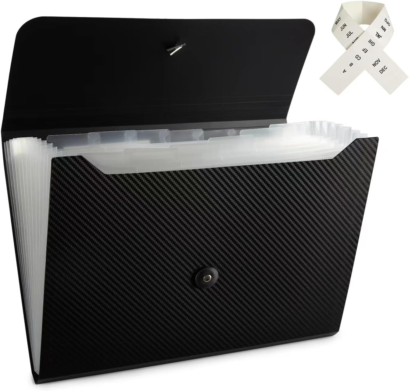 Carpeta organizadora de archivos expansible, 13 bolsillos, carpeta de archivo de acordeón, carpeta de archivos expandible para documentos, carpeta