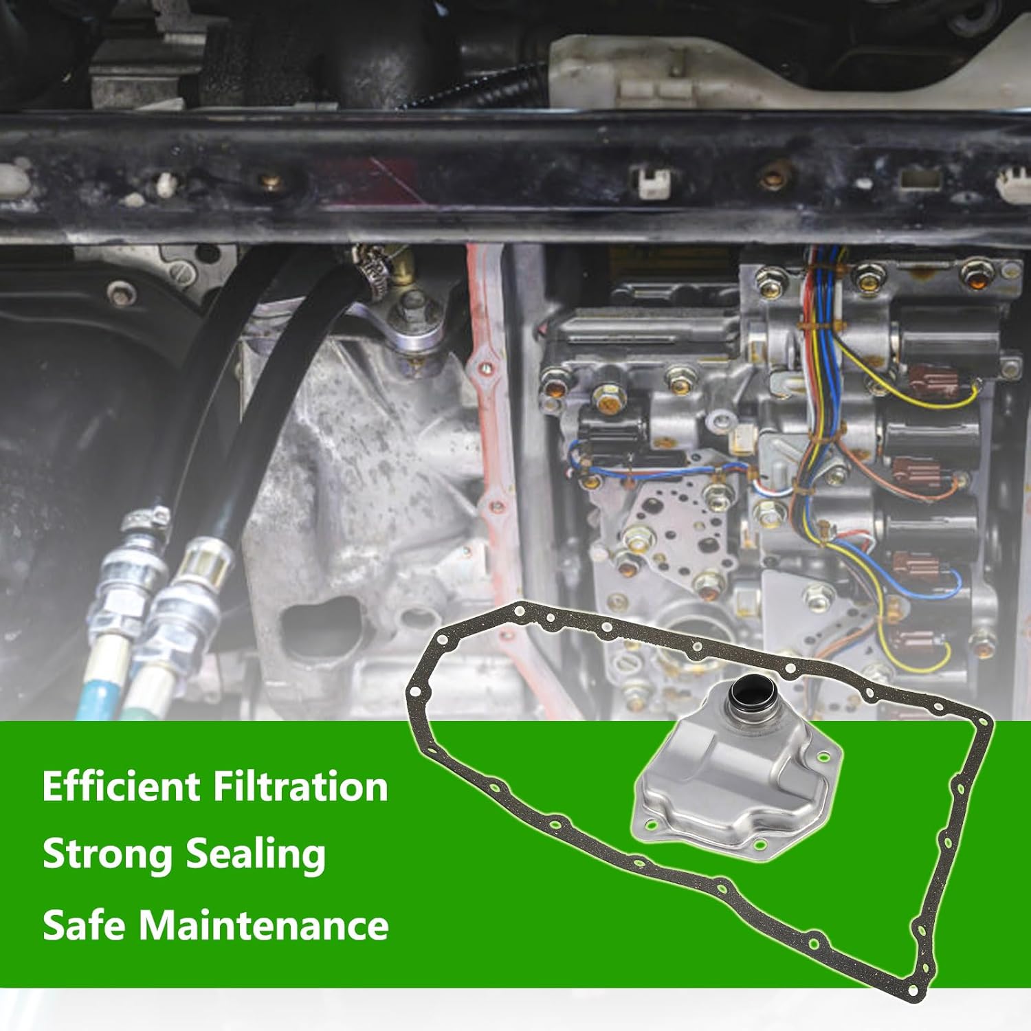 TOP-VIGOR Kit de juntas de cárter de aceite de filtro de transmisión automática para Nissan Rogue Altima Dodge Jeep 2007 2008 2009 2010 2011 2012