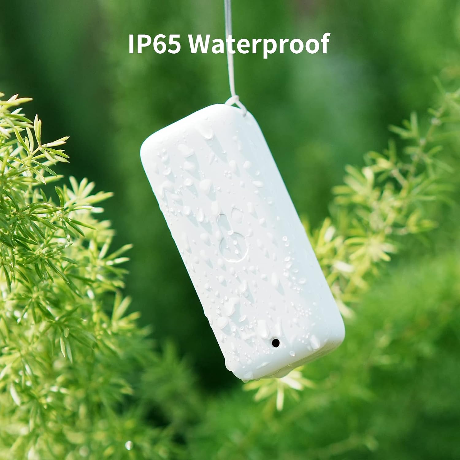 SwitchBot Termómetro higrómetro IP65 para interiores y exteriores inalámbrico, 2 paquetes, rango Bluetooth de 394 pies, termómetro para