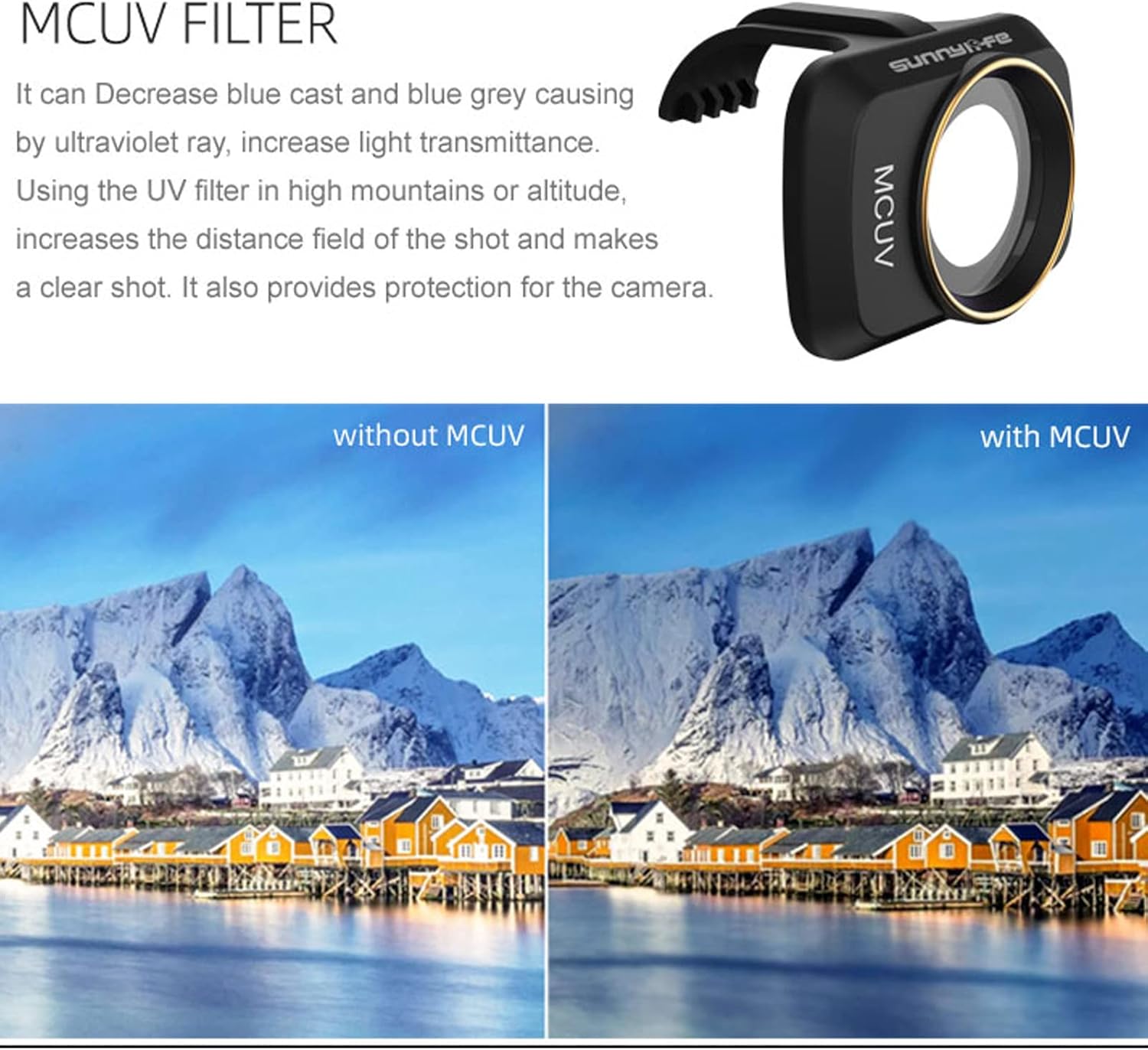 Kit de filtro ND para DJI Mavic Mini2MiniMini SE Drone, DJI Mini 2 kit de filtro de lentes, paquete de 6 (CPL, MCUV, ND4, ND8, ND16, ND32)