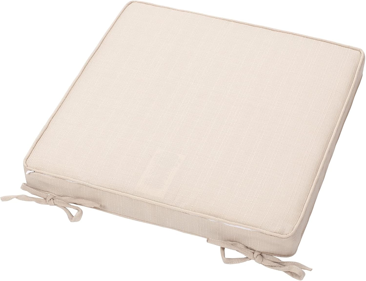 Magpie Fabrics Cojín cuadrado impermeable para silla para interiores y exteriores, 18 x 18 x 2.5 pulgadas, paquete de 2, cojines de asiento