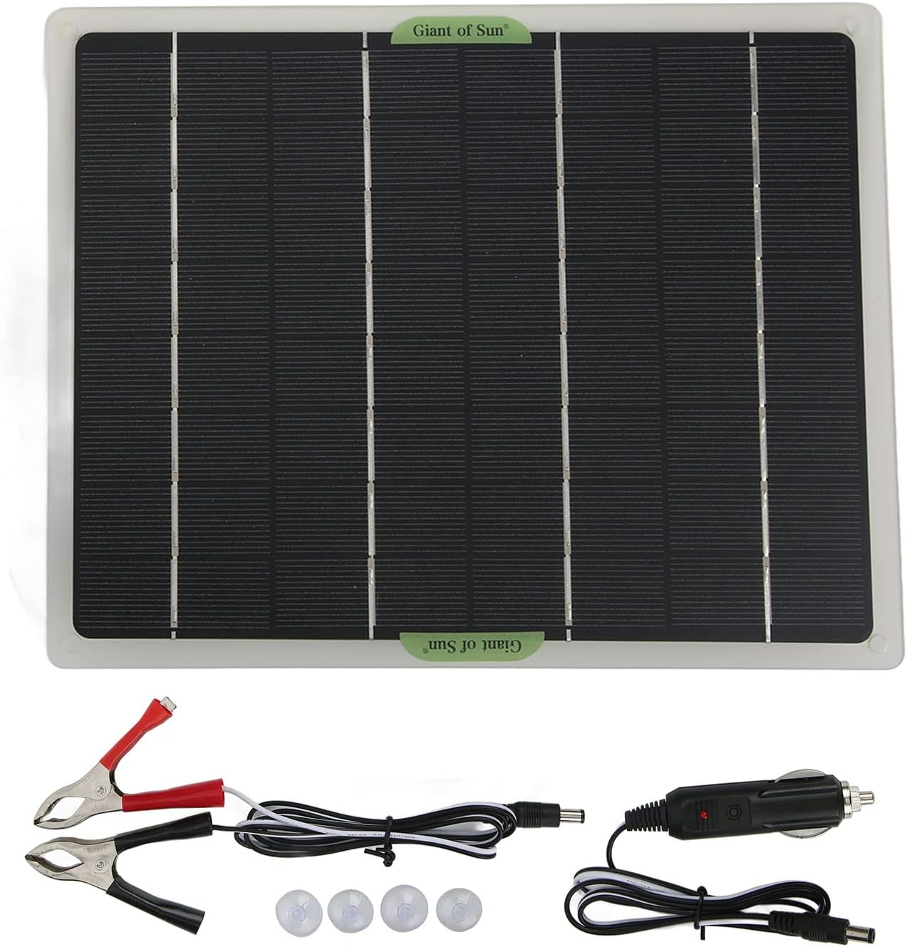 Panel solar de 10 W, mantenedor de batería de 12 voltios solar, mantenimiento de batería de 12 voltios solar, piezas de caravana, panel solar de 10