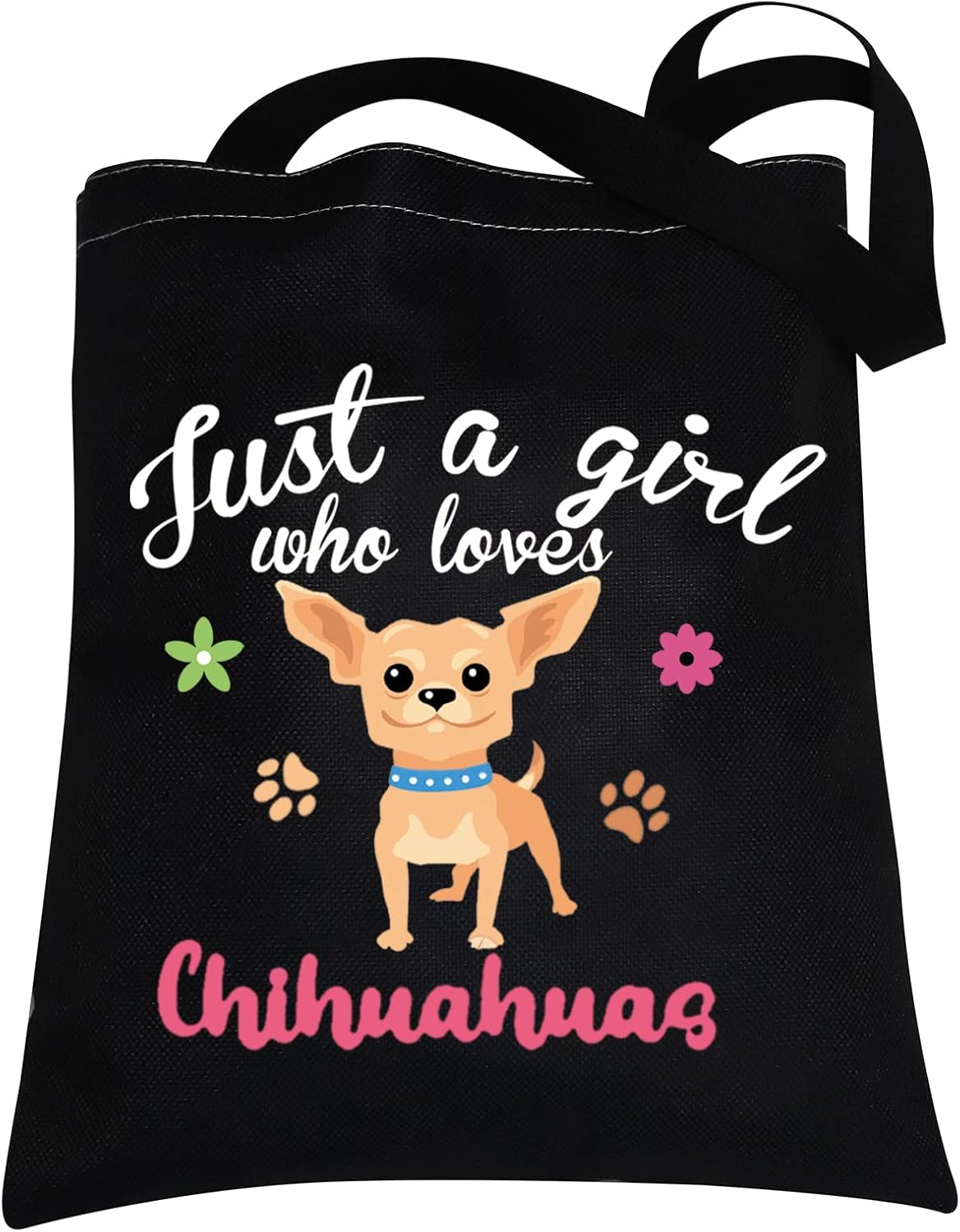 CMNIM Chihuahua Gifts – Bolsa de lona reutilizable para amantes de los chihuahuas, regalos para amantes de los chihuahuas