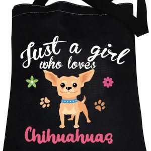 CMNIM Chihuahua Gifts – Bolsa de lona reutilizable para amantes de los chihuahuas, regalos para amantes de los chihuahuas CMNIM Chihuahua Gifts – Bolsa de lona reutilizable para amantes de los chihuahuas, regalos para amantes de los chihuahuas