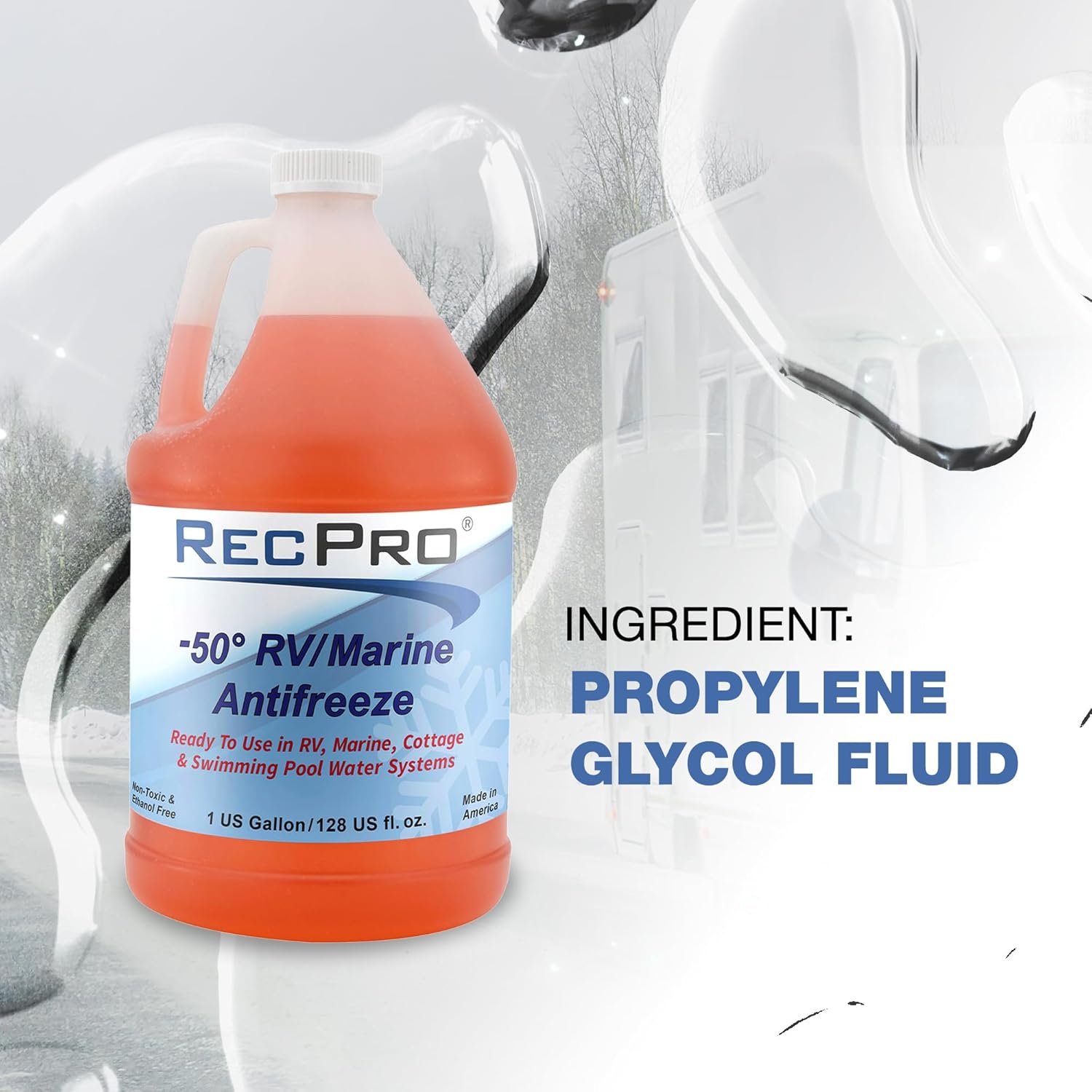 RecPro Anticongelante RV -50F de protección no tóxico (paquete de 2)