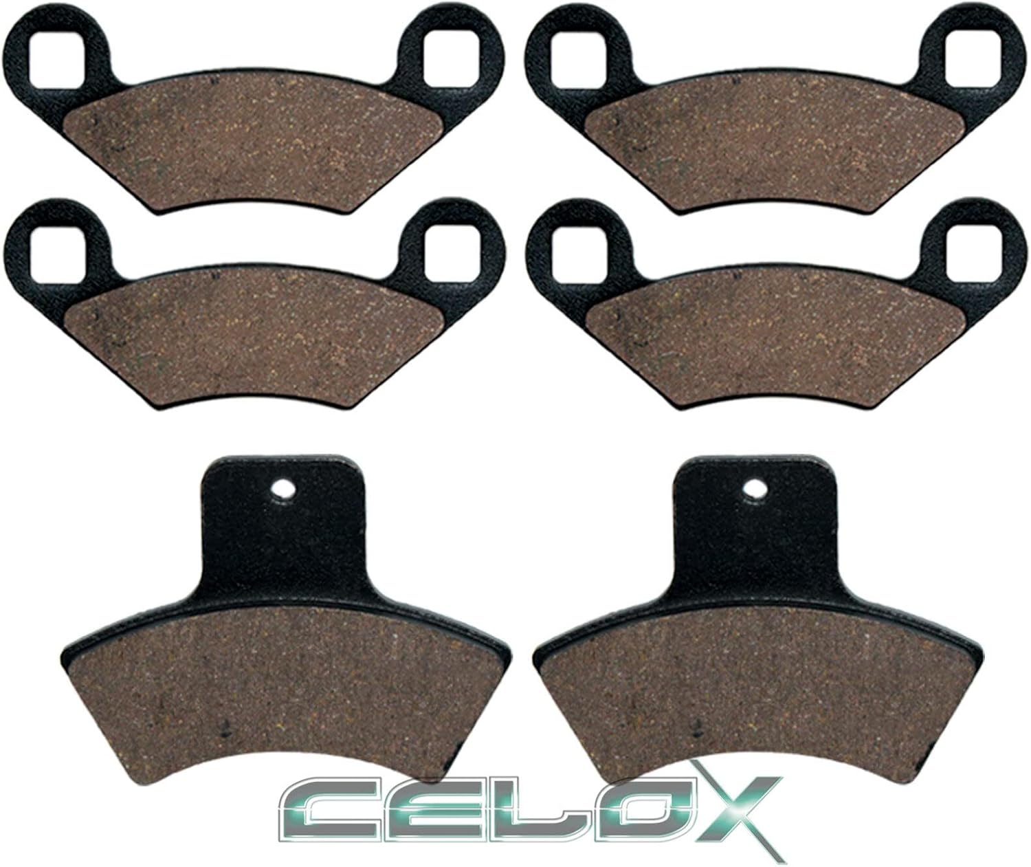 For Front Rear Brake Pads for Polaris Scrambler 500 2X4 2001 2002  4X4 2001-2004 Mod-ZTF1-17268