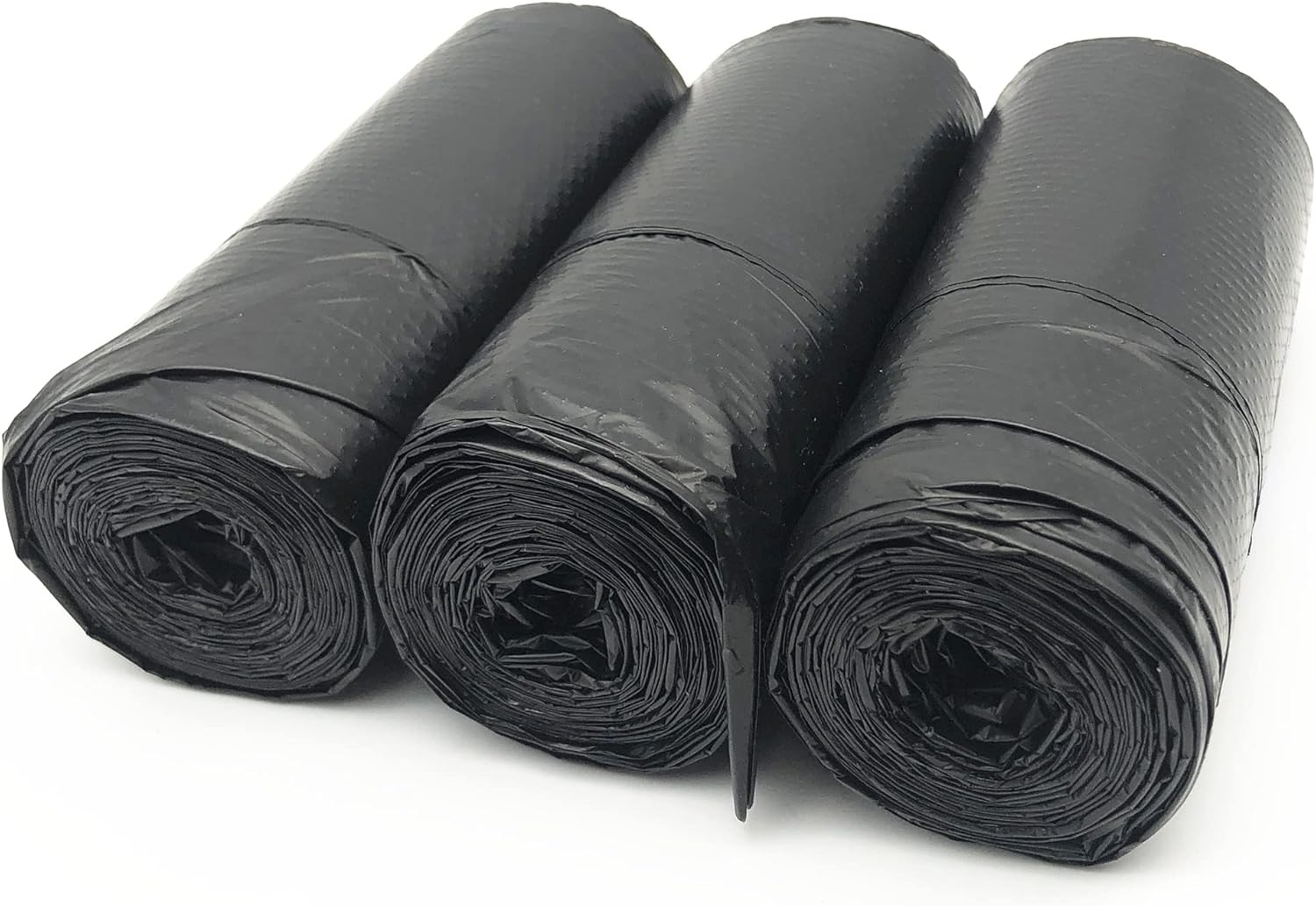 Bolsas de basura pequeñas de 5 galones, bolsas de basura negras de 75 unidades, para oficina, cocina, baño, dormitorio, papelera