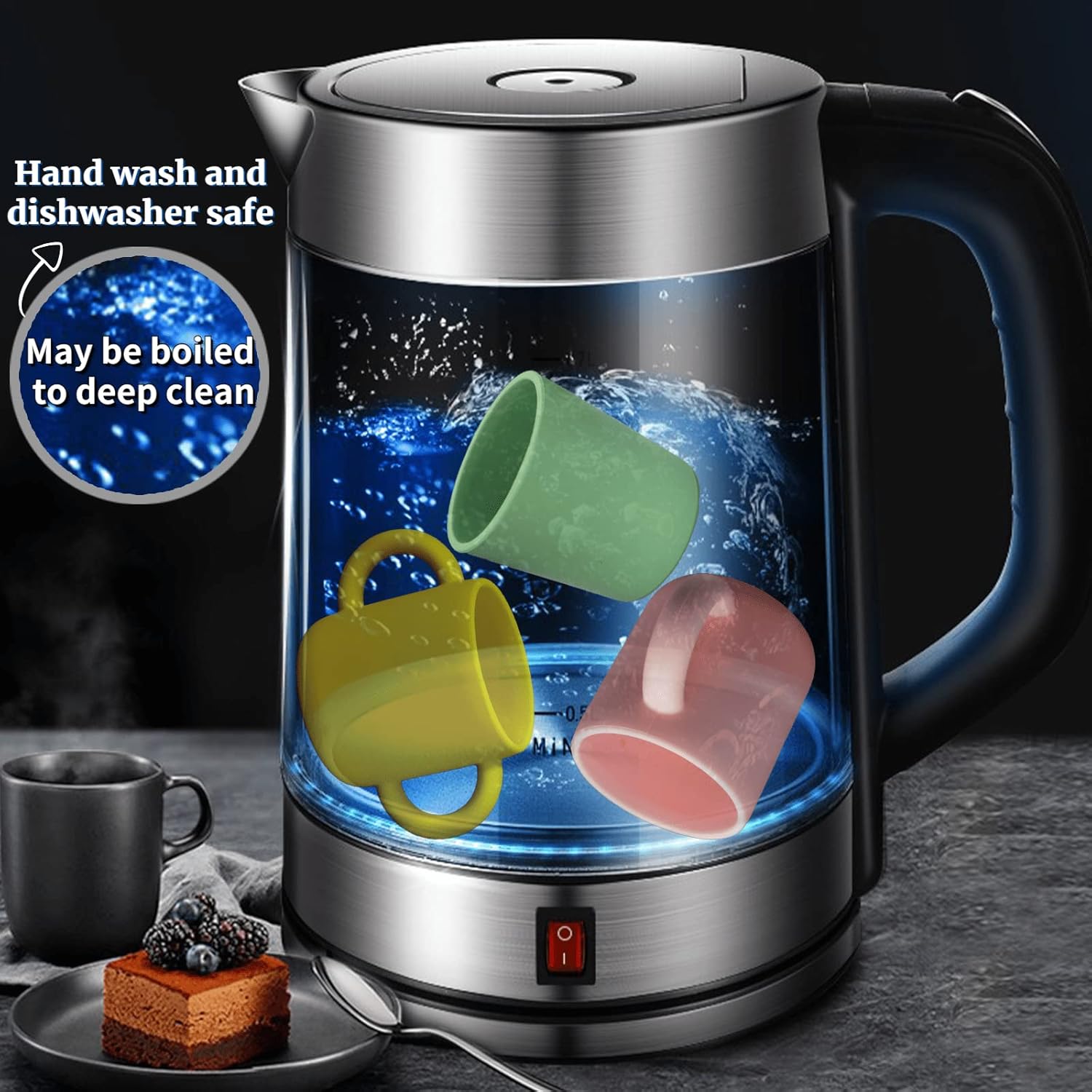 Pequeña taza de entrenamiento de bebida de silicona para bebés y niños pequeños, 2 asas de fácil agarre, taza abierta para bebé de 5 onzas, 6 meses