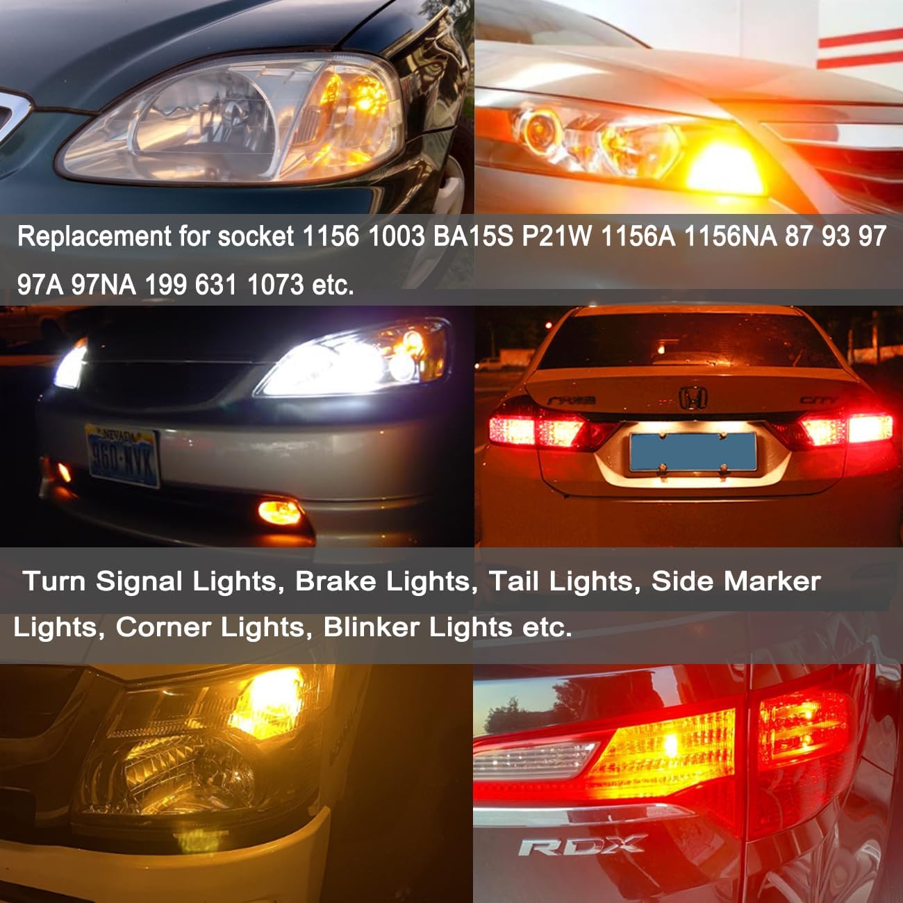 KAKEMONO BA15S – Bombillas LED de 12 V para interiores de caravana, 1156 1141 P21W S8 SC, base de contacto único de bayoneta, para luces de remolque
