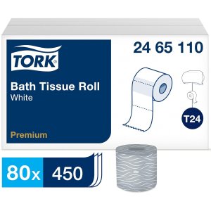 Tork Rollo de papel higiénico de baño premium, 2 capas Tork Rollo de papel higiénico de baño premium, 2 capas