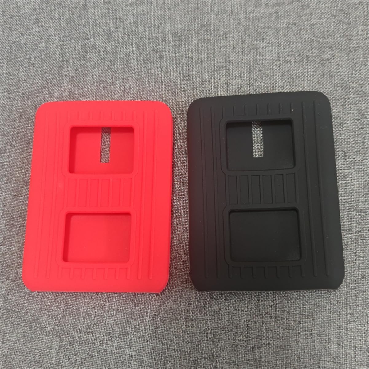 Paquete de 2 fundas protectoras de silicona suave compatibles con Toshiba Canvio Basics A5 1TB 2TB disco duro externo portátil, disco duro, a prueba