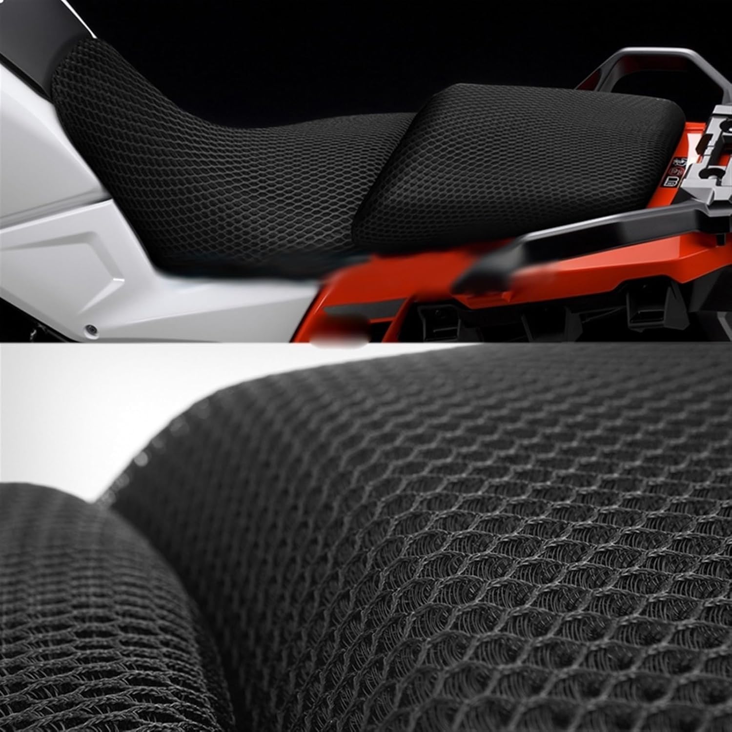 Juego de asiento para Suzuki V-Strom 1050 VSTROM1050 XT DL1050 VSTROM1050XT DL1050XT DL1050XT Asiento trasero Cowl Cool Cover Mesh Protector