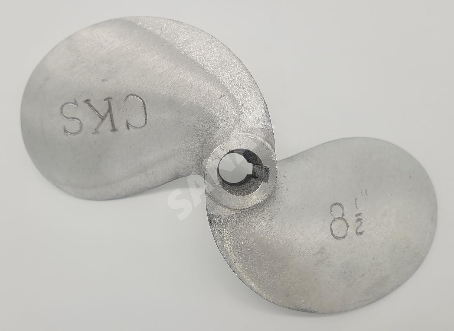 SANAR Aluminum Propeller for Longtail Mud Motor Long Tail Boat – Keyed Tapered Shaft