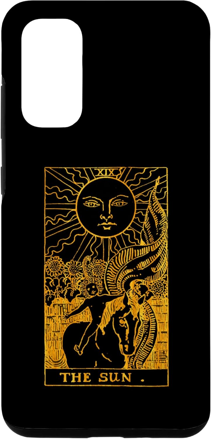 Galaxy S20 The SUN Gold Tarot – Funda para cartas