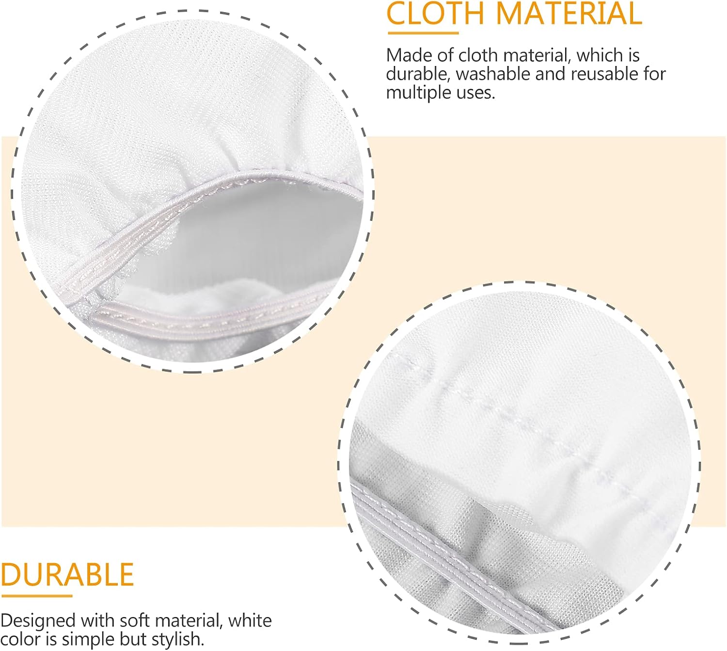 12 pañales para bebé, ropa interior de muñeca americana, ropa interior de muñeca, accesorios para juegos de simulación, color blanco (2.8 x 2.8 x