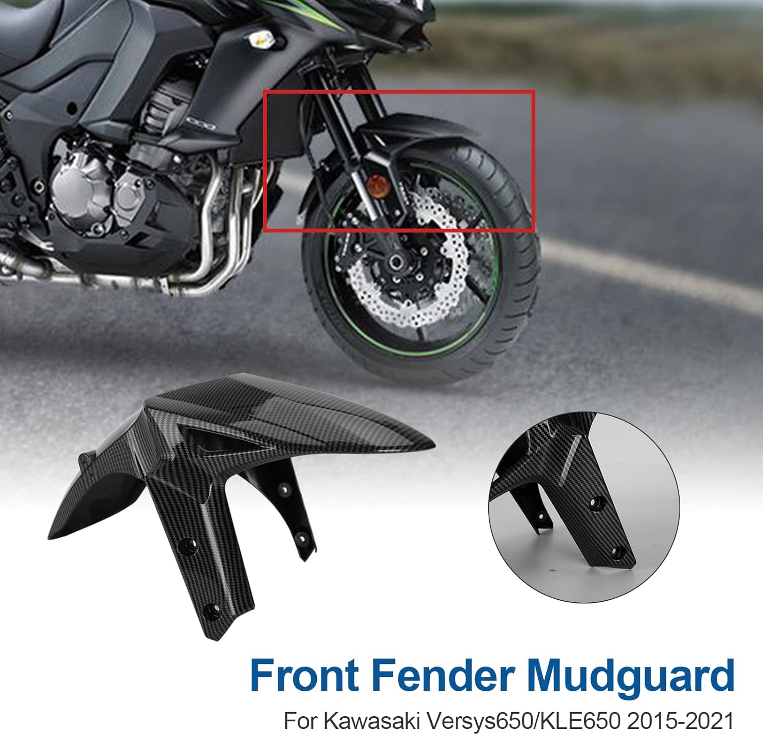 Frezon Guardabarros delantero carenado para Kawasaki Versys650KLE650 2015-2021