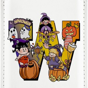 WALLFID Cartera Magsafe de cuero compatible con iPhone 15141312 PlusProMax, tarjetero con RFID, diseño de la serie del alfabeto, W, Cartera magnética WALLFID Cartera Magsafe de cuero compatible con iPhone 15141312 PlusProMax, tarjetero con RFID, diseño de la serie del alfabeto, W, Cartera magnética