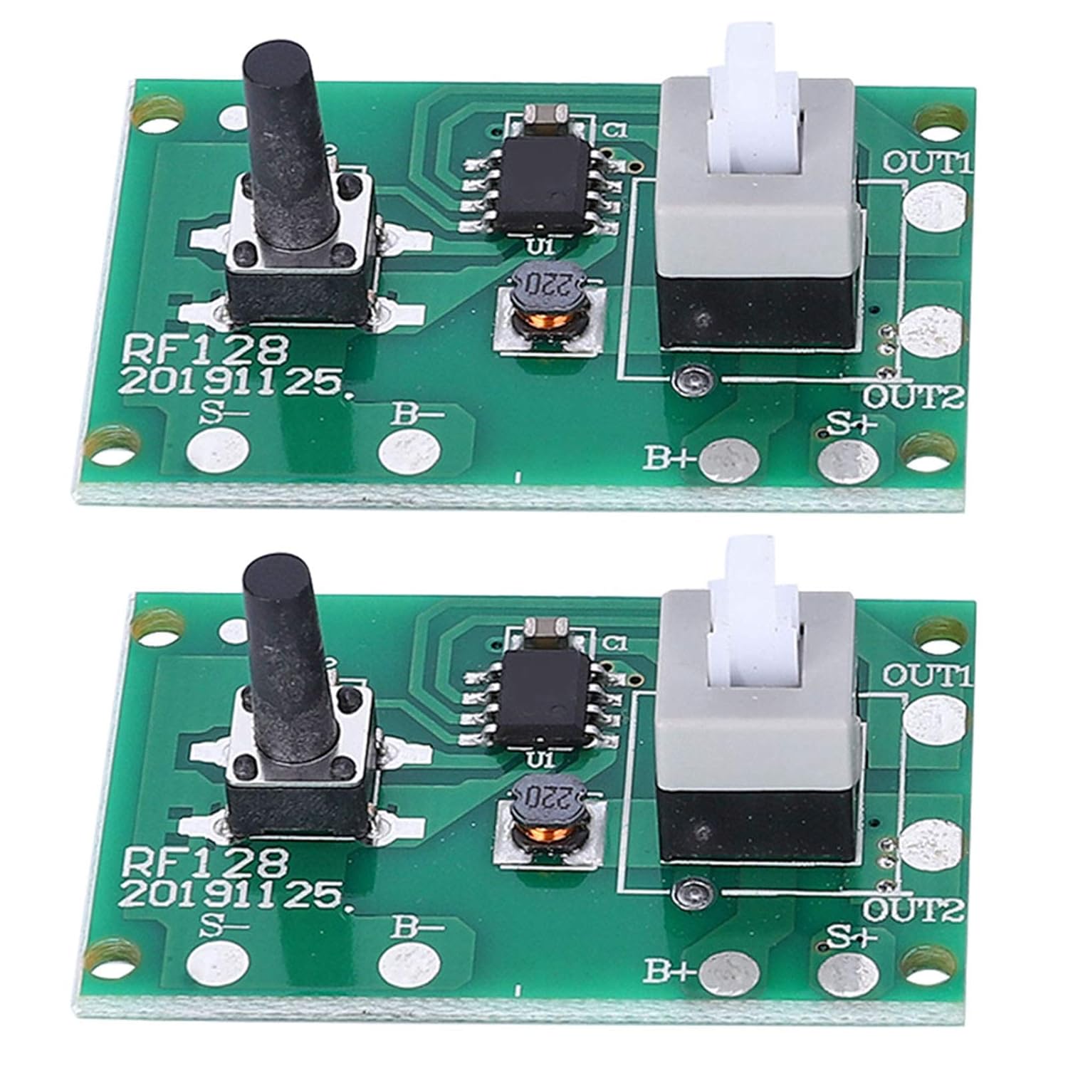 Oumefar Módulo controlador de cadena de lámpara solar, placa de circuito de 1.2 V con 8 modos y accesorios de luz de interruptor, corriente máxima