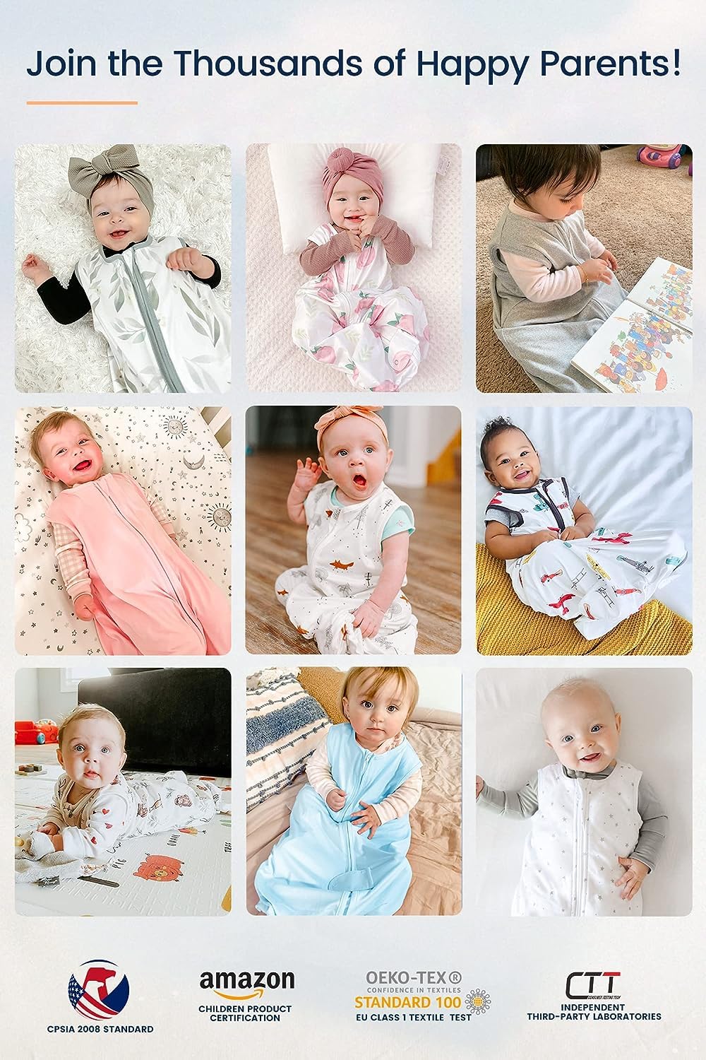 TotAha Saco de dormir de 0 a 3 meses, paquete de 3 unidades, suave como la mantequilla, saco de dormir infantil para niñas, manta ligera para bebé