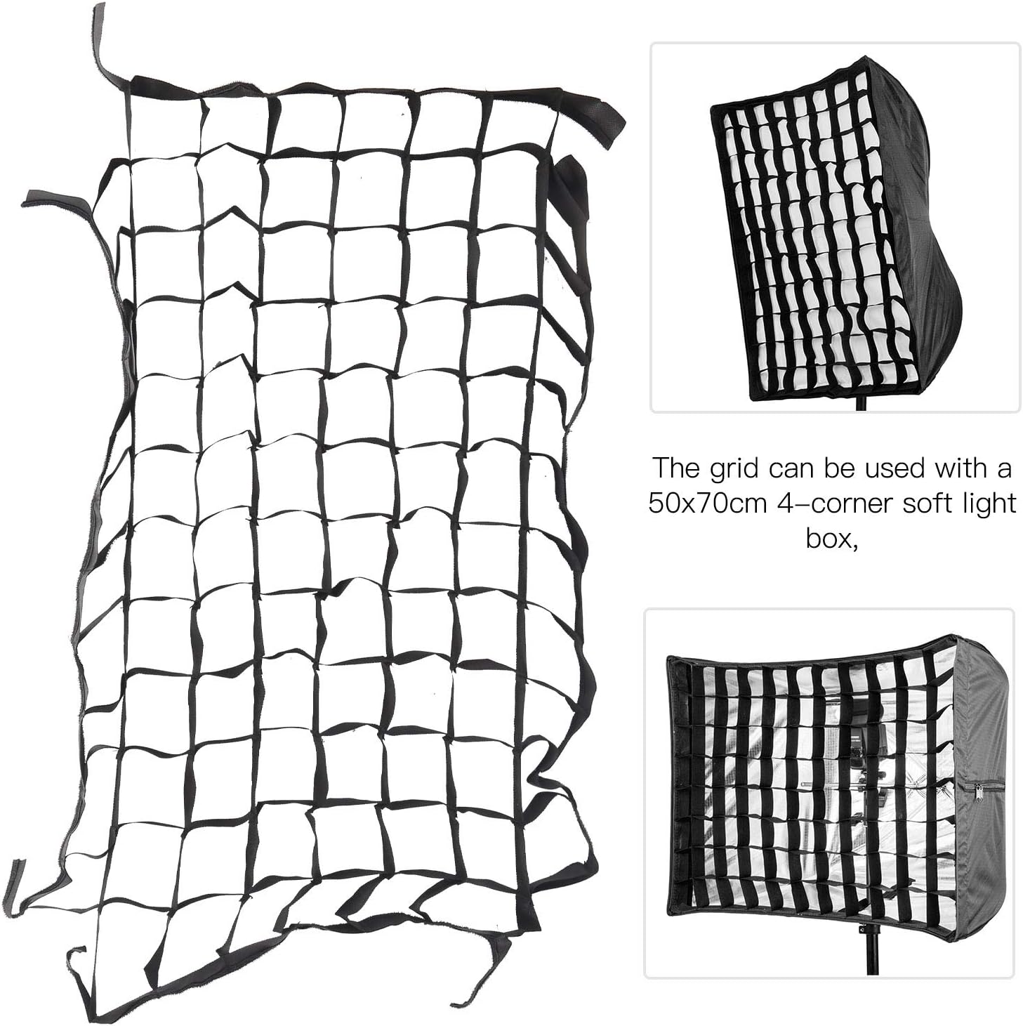 Xcello Softbox – Rejilla celular para softbox para softboxes de estudio de 19.7 x 27.6 in