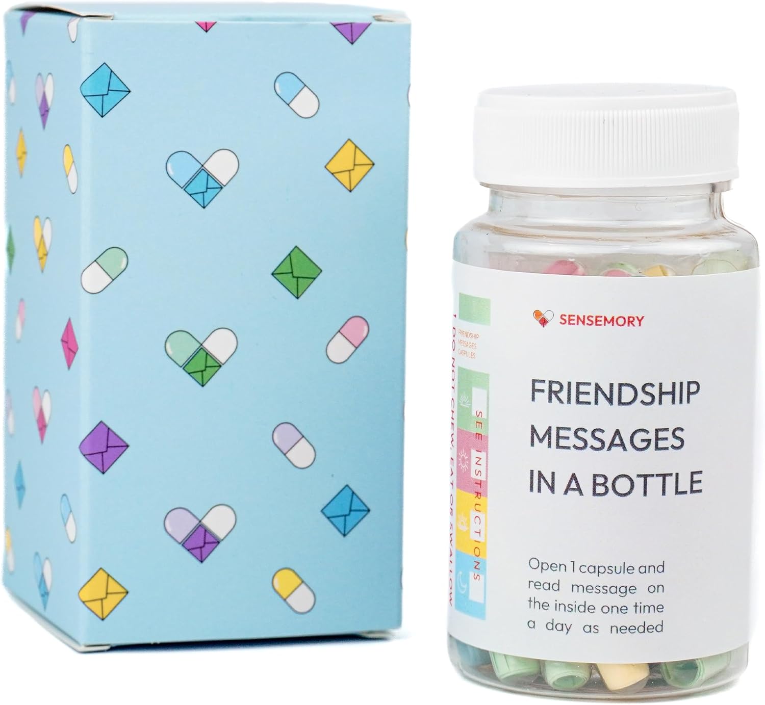50 mensajes de letras en una botella en cápsula de fraternidad  Regalos de cumpleaños para mejores amigas para mujeres, mejores amigas, hermanas,