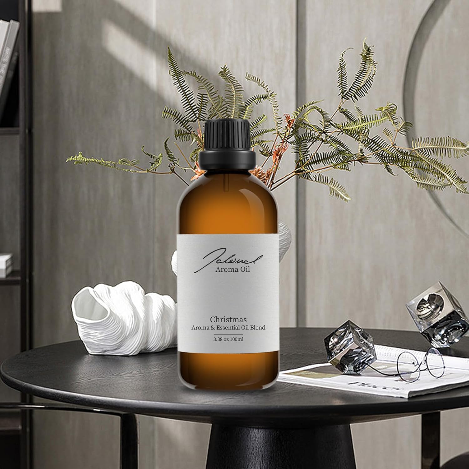 JCLOUD Aceite esencial de Navidad para máquina de aire aromático  Colección de hotel  Aceite difusor de aromaterapia puro con raíz de iris,