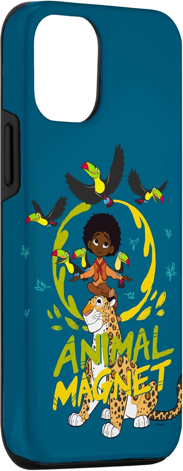 Carcasa para iPhone 13 Pro Disney Encanto Antonio Animal Magnet Dark Teal