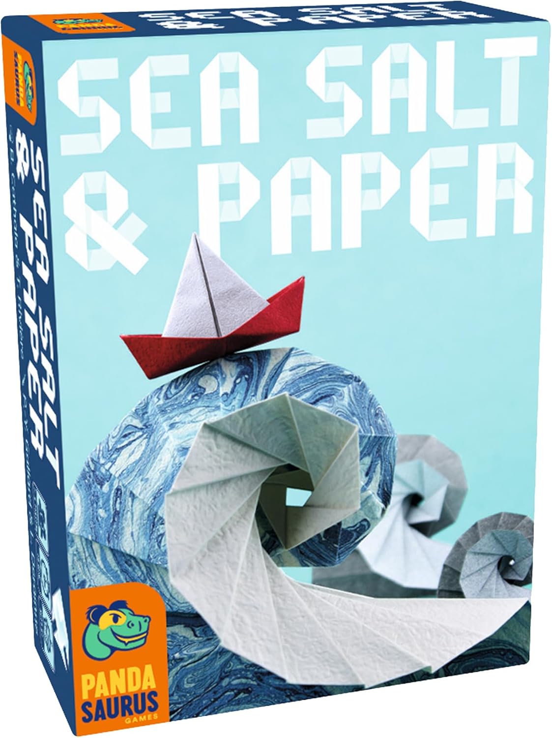 Pandasaurus Games Juego de cartas de sal marina y papel, juego de estrategia con temática oceánica, ritmo rápido y táctico, divertido juego familiar