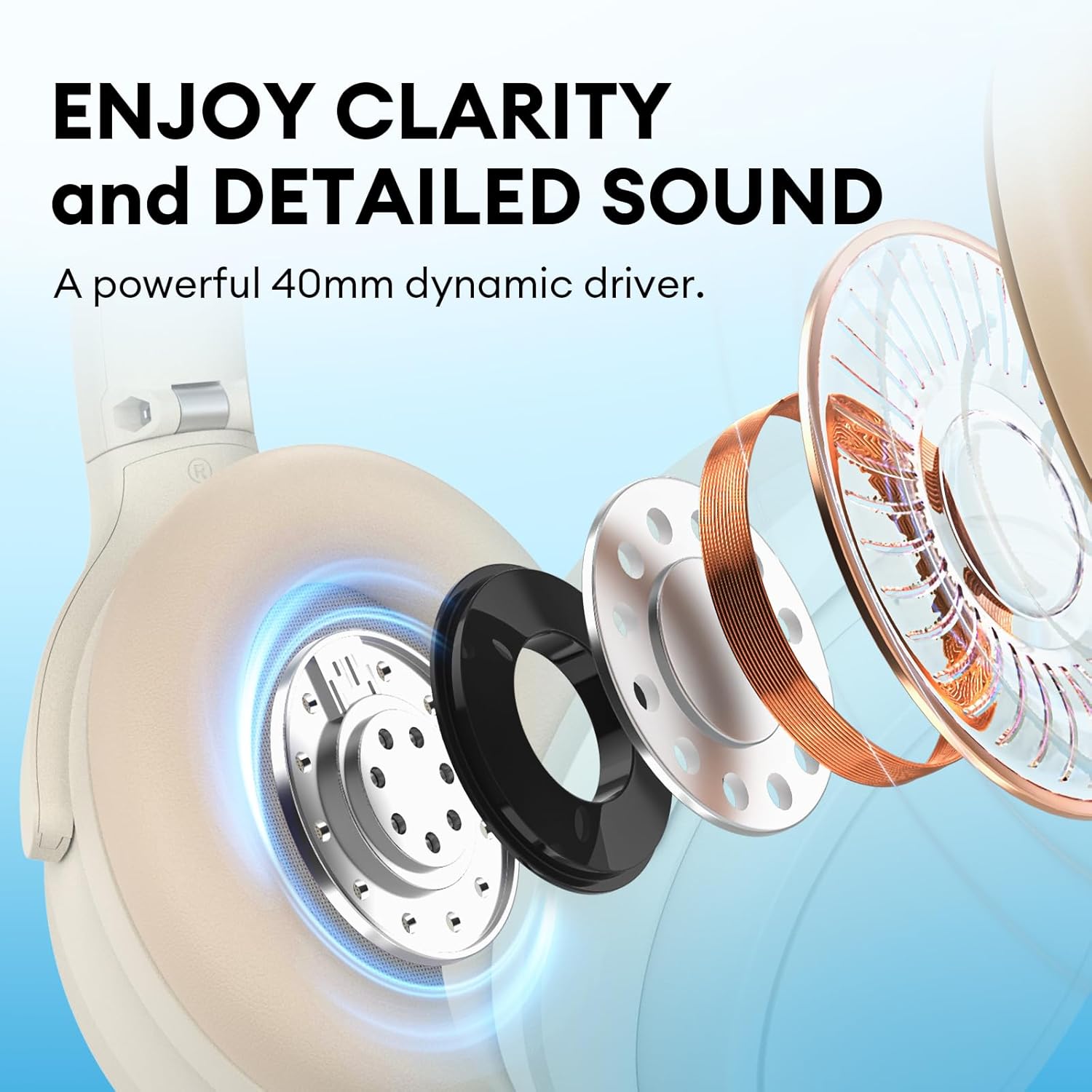 Edifier WH700NB Auriculares con cancelación activa de ruido, tiempo de reproducción de 68 horas, cancelación de ruido de llamada AI, conexión de