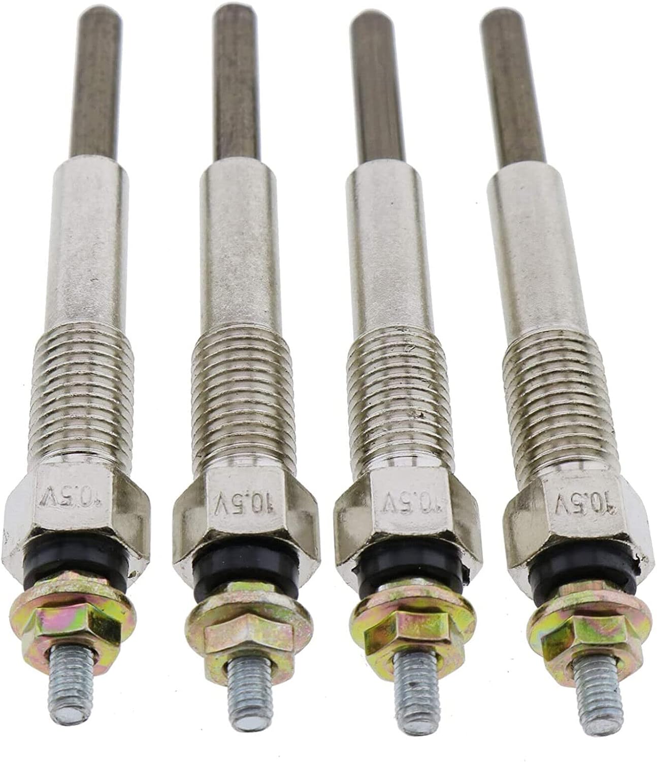9-82511978-0 Bujía incandescente 4 unidades para motor diesel Isuzu C240 C240PKG C240PKJ C190 C201 C221 4BA1 D500 TLD23 3AA1