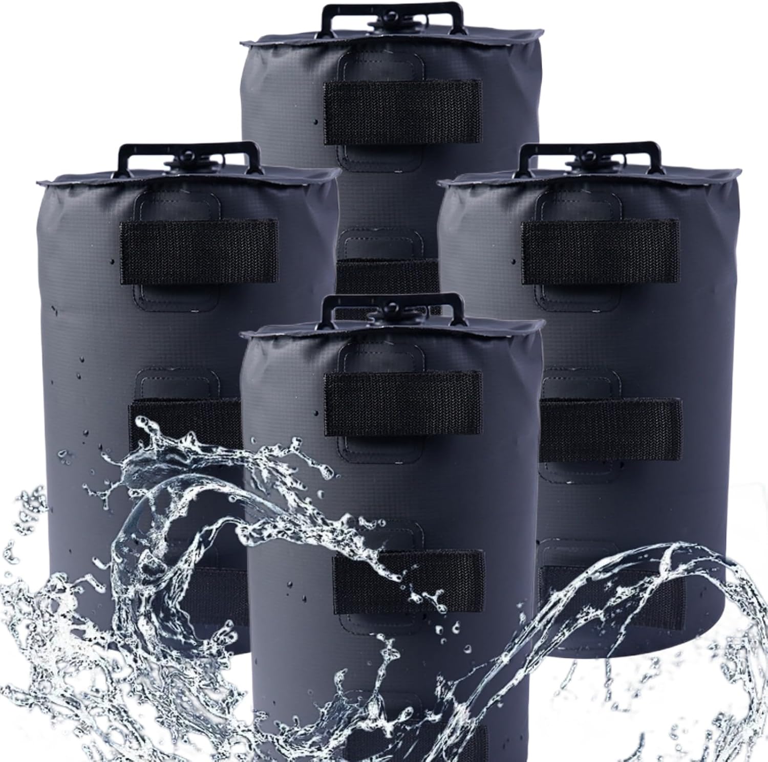 Bolsa de peso de agua para toldo, 176 libras, juego de 4 pesas para patas para toldo desplegable, toldos, tienda de campaña, cenador (20