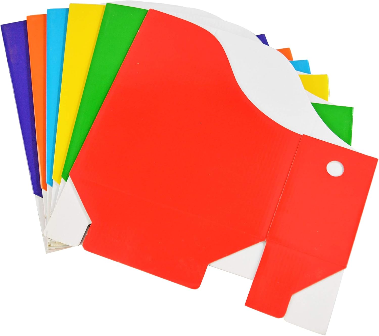 Home-X Juego de 6 soportes para archivadores de revistas, almacenamiento de escritorio, documentos, carpetas, libros y revistas organizador para
