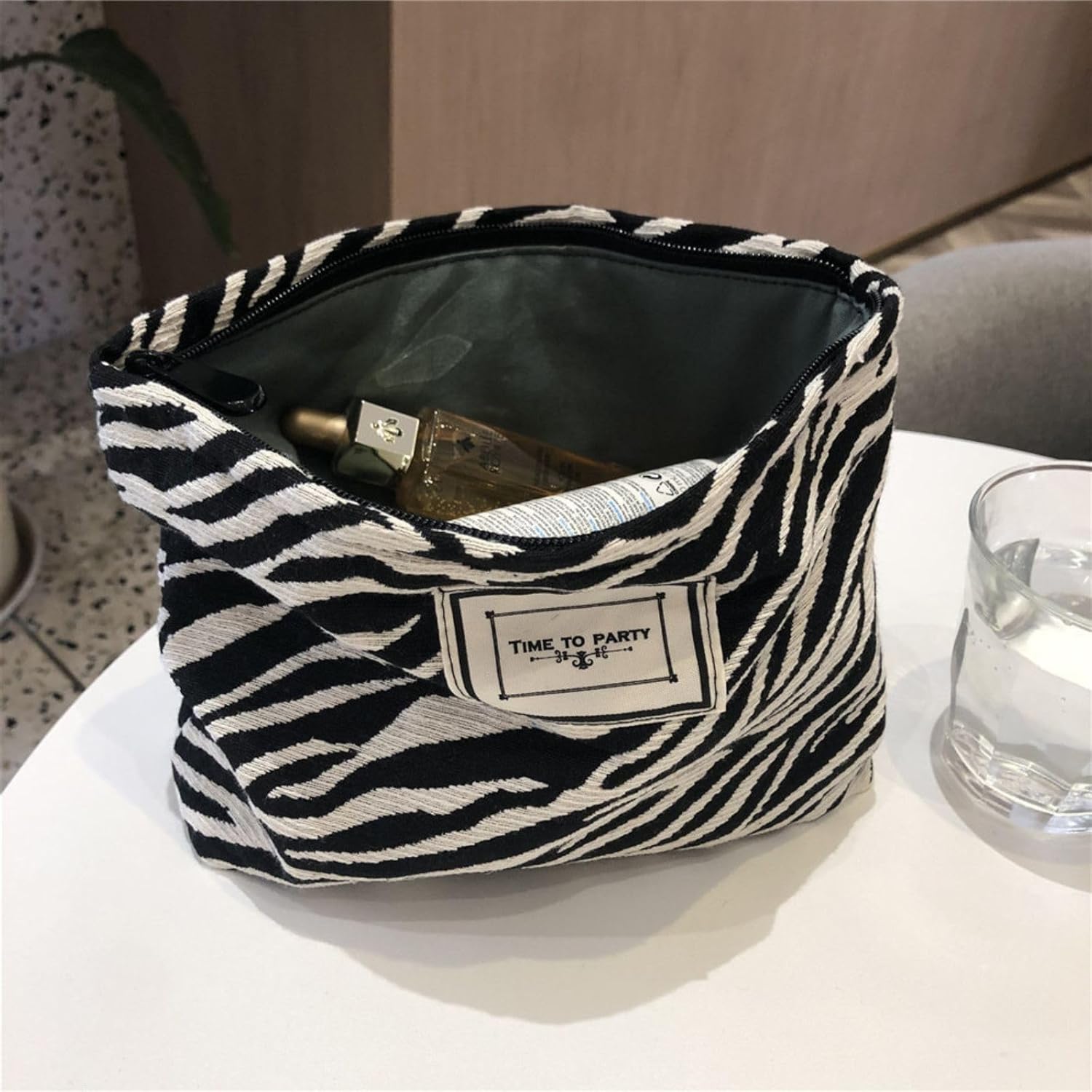 Bolsas de cosméticos, bolsas de maquillaje, bolsa de maquillaje de viaje, bolsa de maquillaje de lona de gran capacidad, bolsa de aseo de viaje,