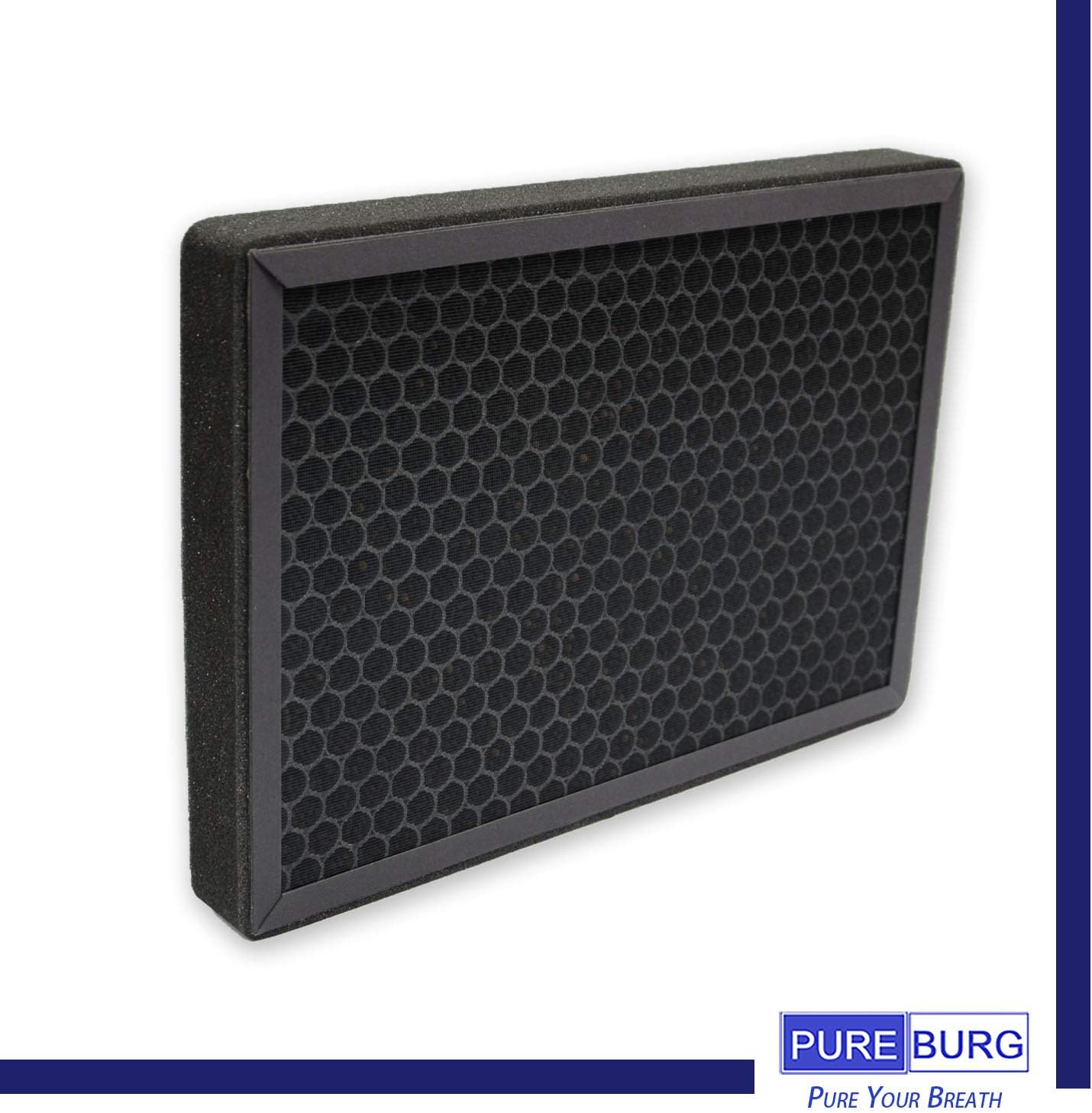 PUREBURG Filtros HEPA de repuesto compatibles con COSTWAY IGYLAR Domie 4 en 1 purificadores de aire iónico compuesto, carbón activado por filtración