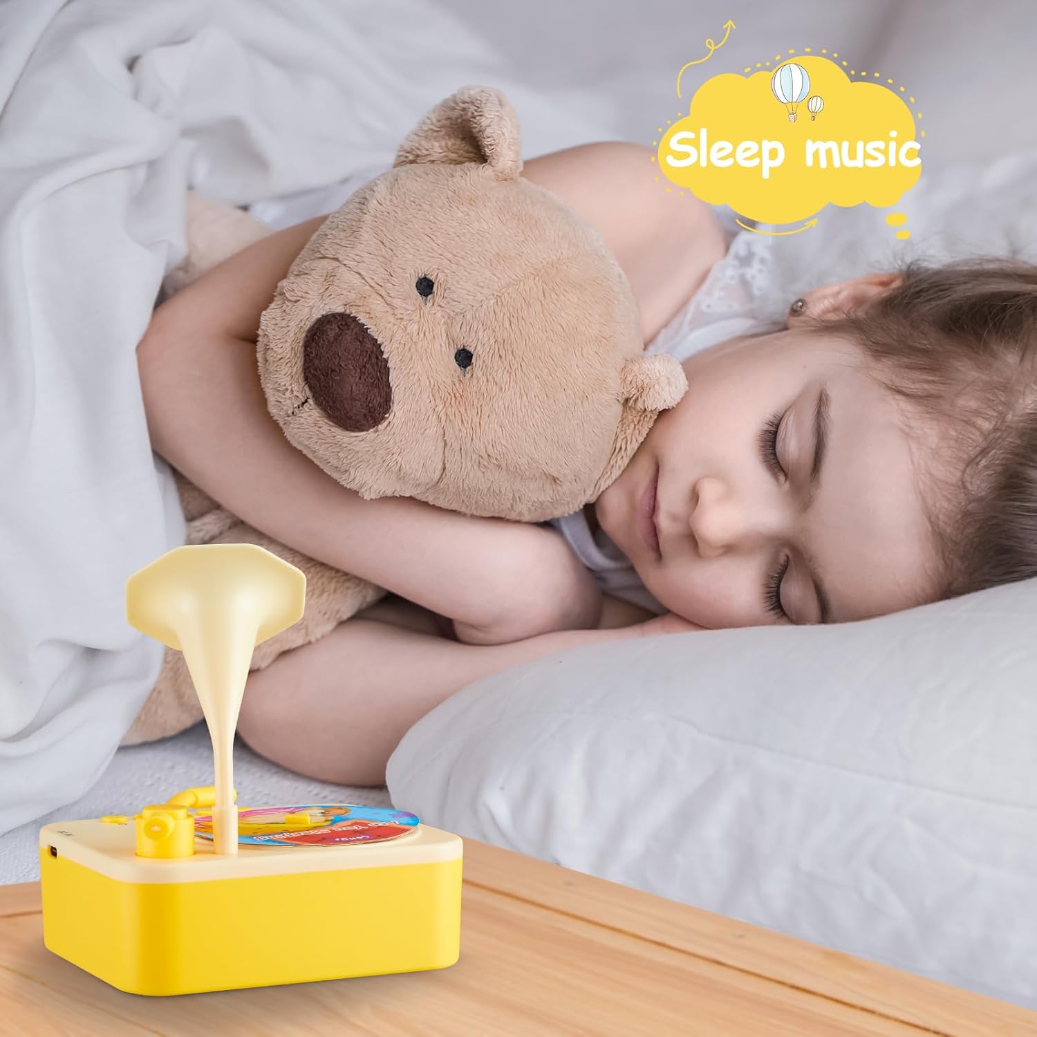 Juguetes para niños de aprendizaje musical para niños  99 tarjetas, historias, canciones, fonógrafo, reproductor de audiolibros para niños, regalo