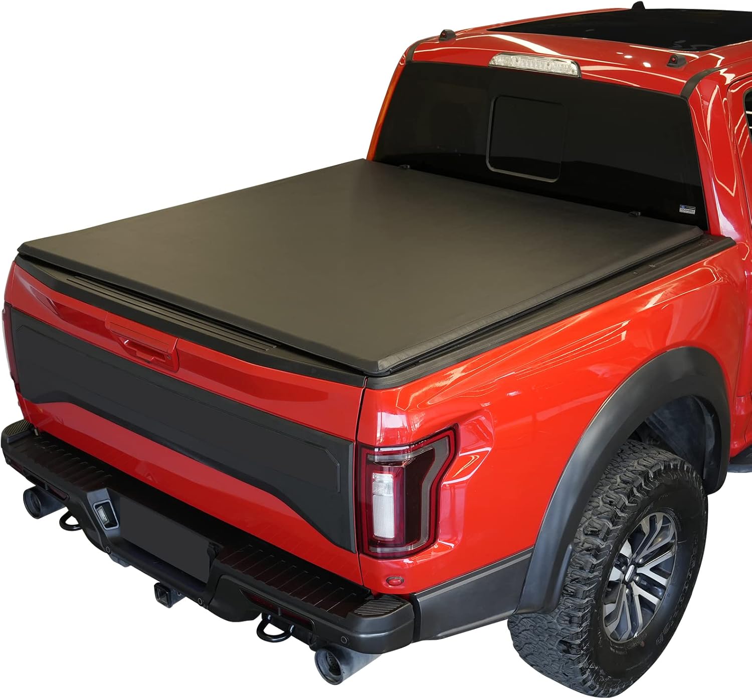 Cubierta enrollable suave para caja de camioneta para Nissan Titan 2017-2024 de 6.7 pies