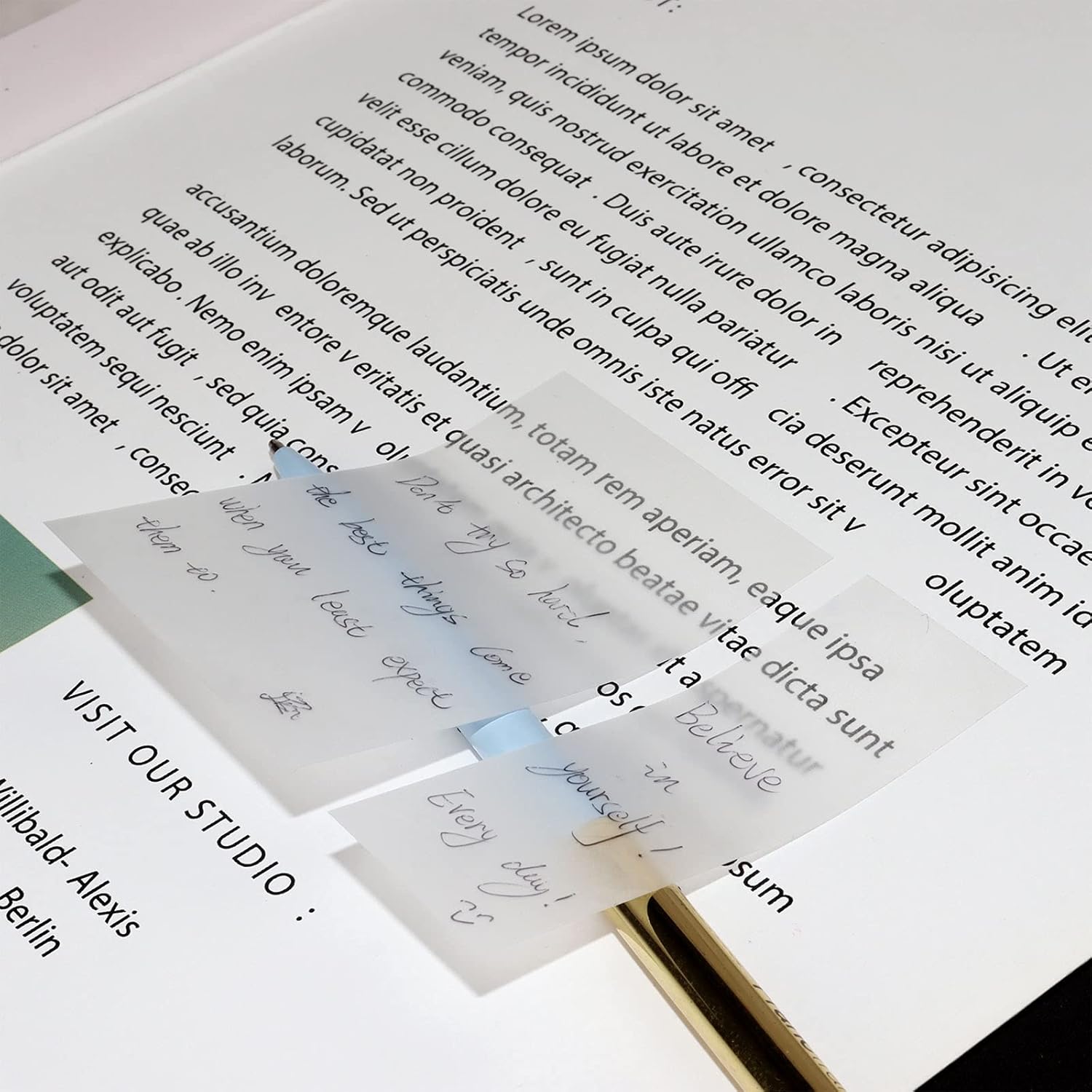 1000 hojas de notas adhesivas transparentes de 3 x 2 pulgadas, N, 3 x 1, impermeable, transparente, para recordatorio, notas de índice para anotar