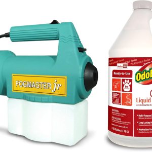 OdoBan Fogmaster Jr. – Nebulizador eléctrico de mano y ambientador líquido, 1 galón, aroma a cereza OdoBan Fogmaster Jr. – Nebulizador eléctrico de mano y ambientador líquido, 1 galón, aroma a cereza
