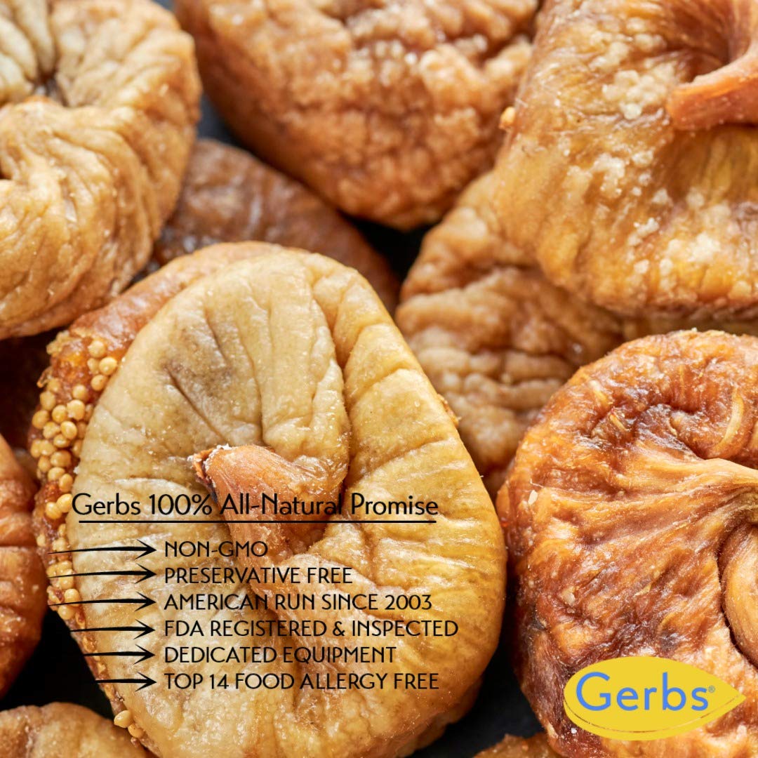 Frutas secas GERBS, Top 14 libres de alergia alimentaria, sin sulfuro, sin conservantes, sin OMG, vegano