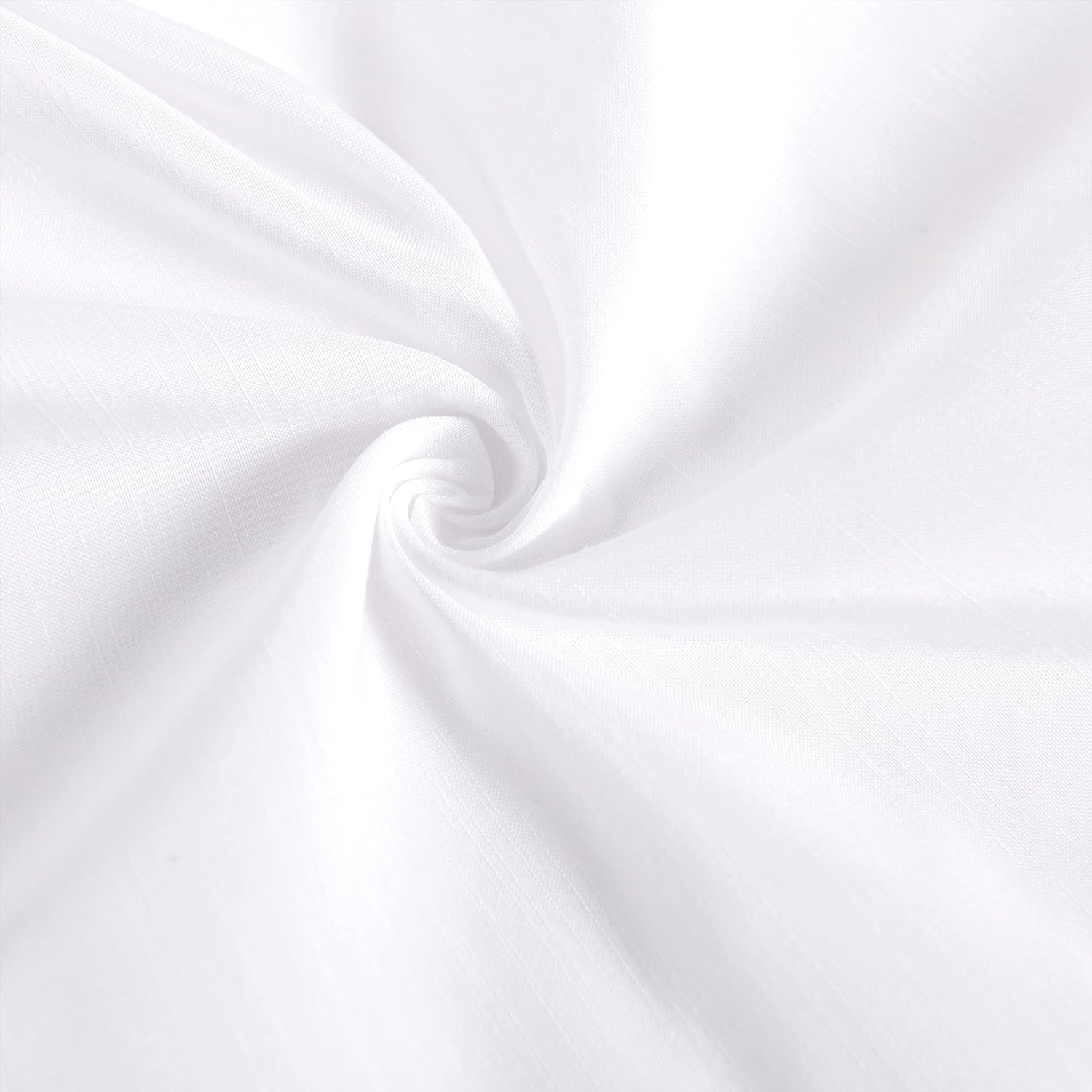 Biscaynebay Faldas de cama envolventes para camas tamaño matrimonial y matrimonial XL de 17 pulgadas de caída, volantes elásticos ajustables blancos