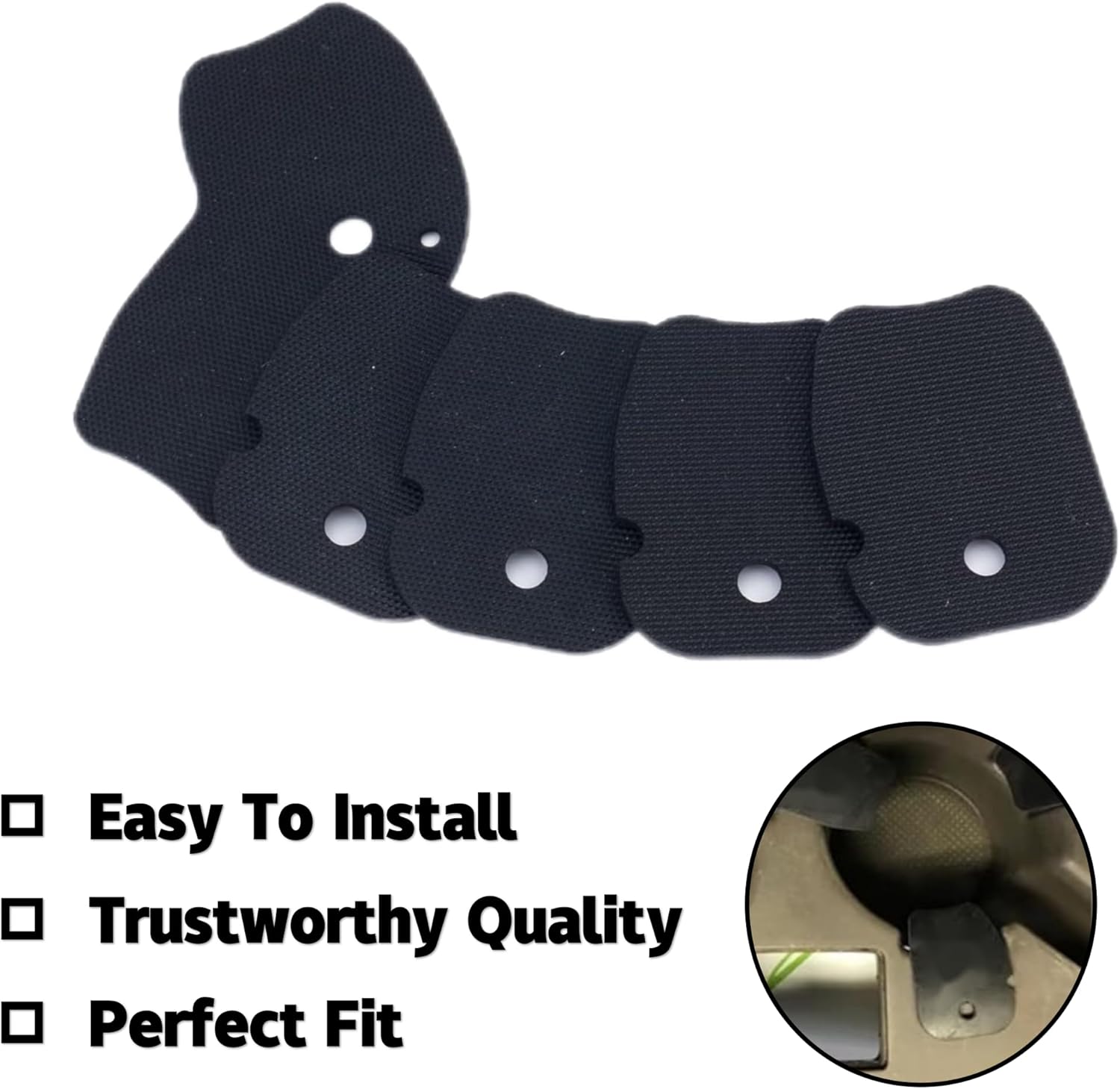 66995-AD011 para 01 – 04 Toyota Tacoma Cup Holder Insertos de goma Juego de 5 nuevos