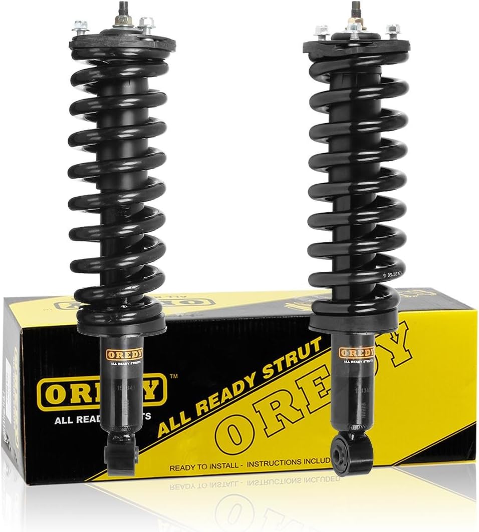 OREDY Par de puntales delanteros completos con resorte helicoidal de repuesto para Toyota 4Runner 1996-2002 (V6 3.4L 4WD) – 171351L 171351R