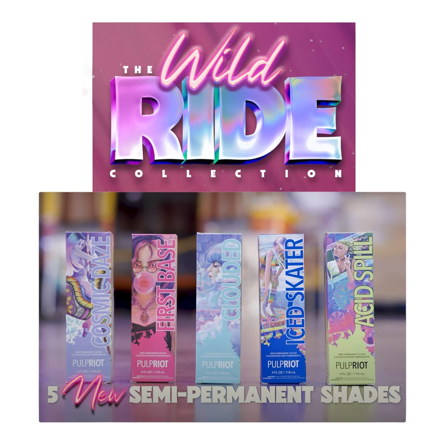 Pulp Riot – Color semipermanente de derrames ácidos, 4 onzas líquidas