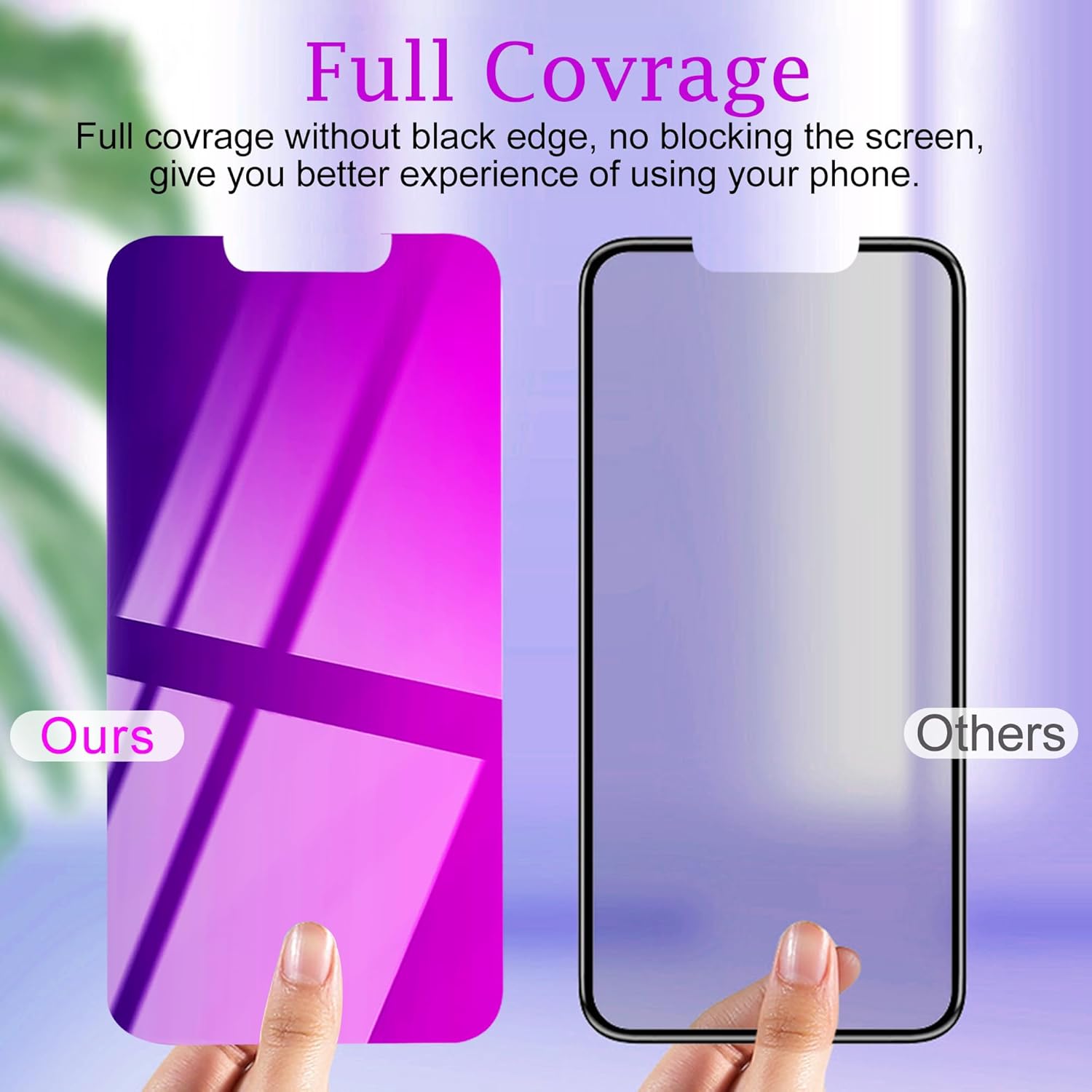 Compatible con iPhone 14 Plus, compatible con iPhone 13 Pro Max, protector de pantalla de privacidad degradado colorido de 28 grados antiespía de
