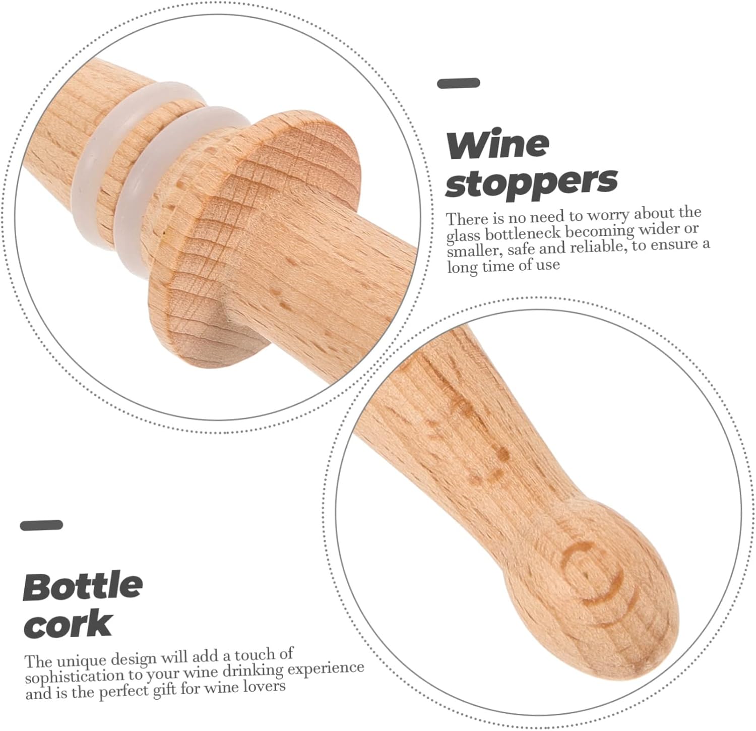 Tapones de botella de champán de corcho, decoración de madera, regalo a granel, tapón de vino, tapones de corcho, tapones de vino tinto, botella de