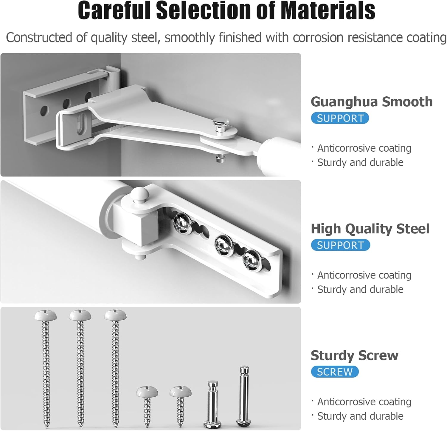 Storm Kit de soporte para cierrapuertas Andersen, 1 pieza de repuesto para puerta Storm para Andersen, Emco, Larson, 40201 kit de reparación de