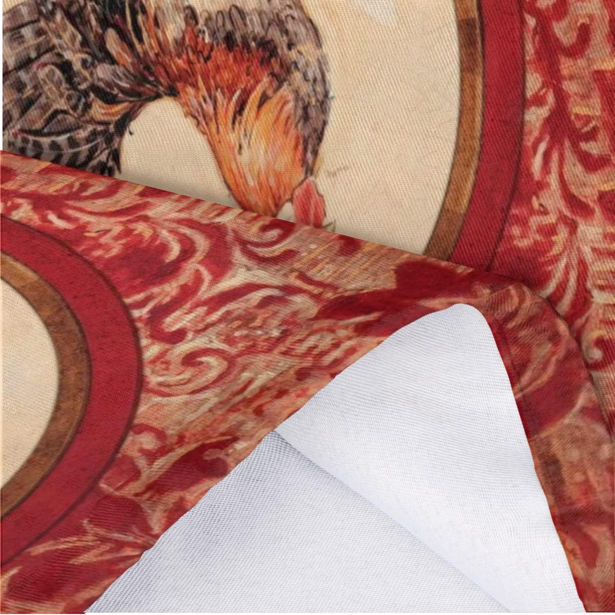 Rooster – Soporte circular para bolsas de plástico, lindo organizador de bolsas de plástico para montaje en pared, reutilizable, grande, dispensador