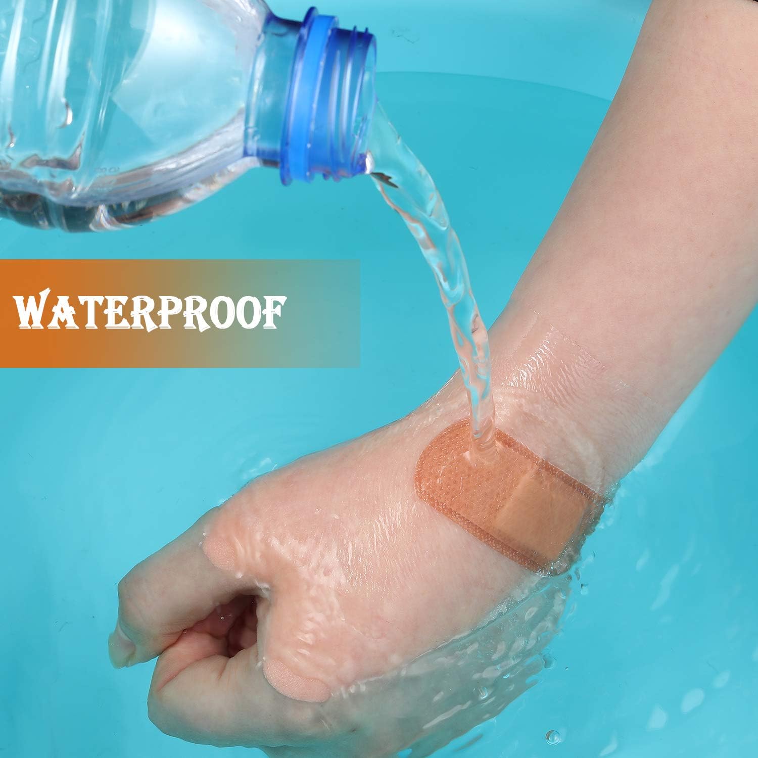 Vendaje adhesivo transparente impermeable, vendajes adhesivos transparentes, cinta elástica para tatuajes y natación (8 pulgadas x 5.47 yardas)