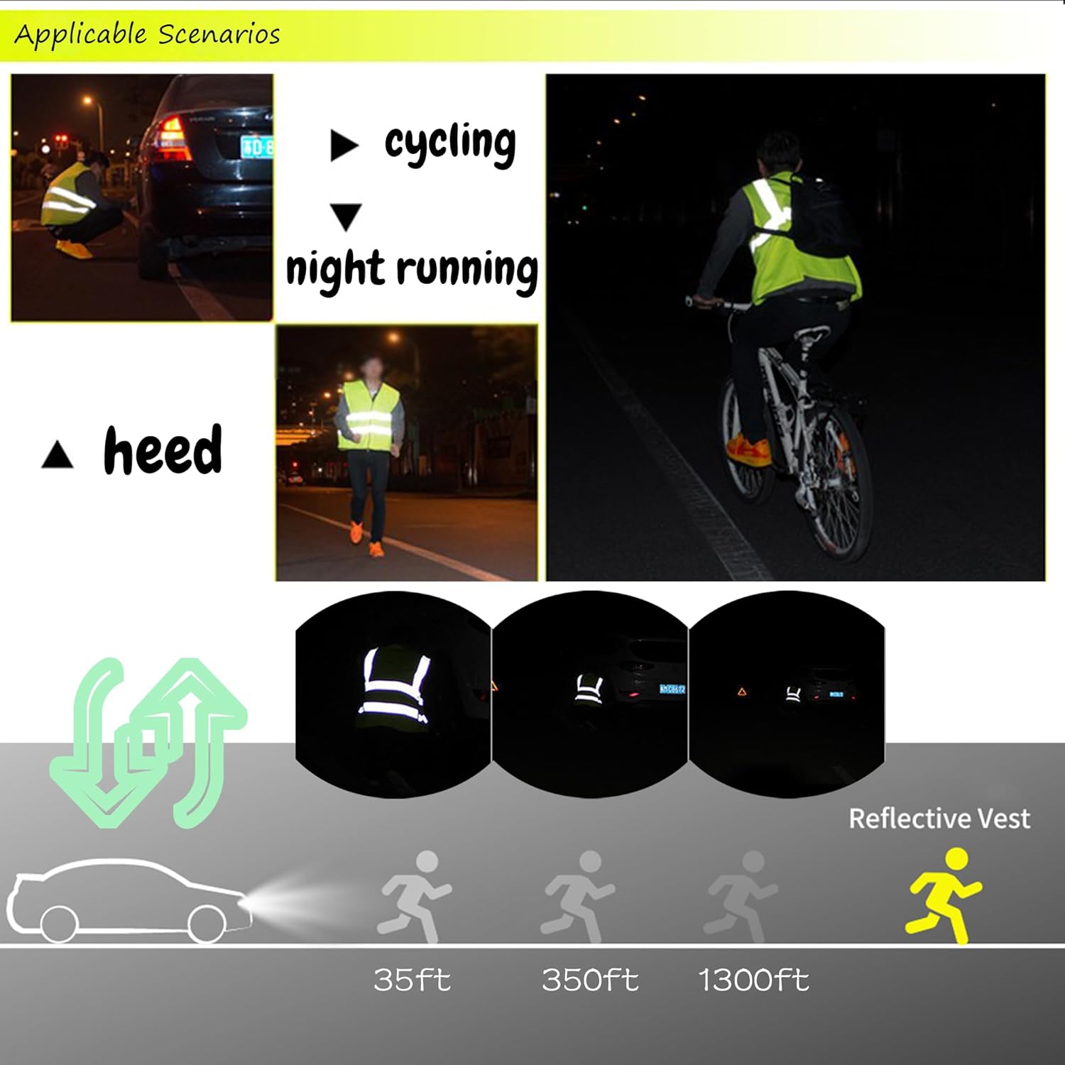 Lyhacjp Chaleco de seguridad personalizado para hombres con bolsillos, chaleco de construcción, chaleco reflectante Hi Vis, chaleco de trabajo,